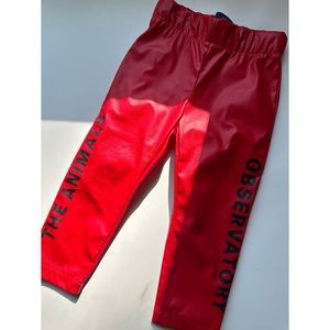 EUC T.A.O pleather leggings 2y